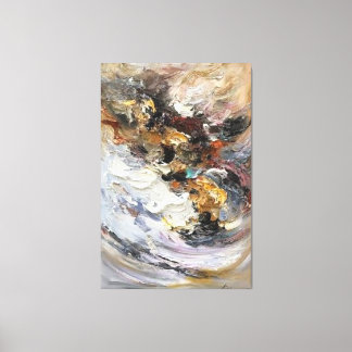 Lienzo Pintura abstracta acrílica