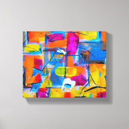 Lienzo Pintura abstracta colorida