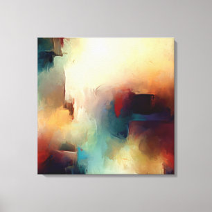 Lienzo Pintura abstracta colorida