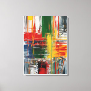 Lienzo Pintura abstracta colorida