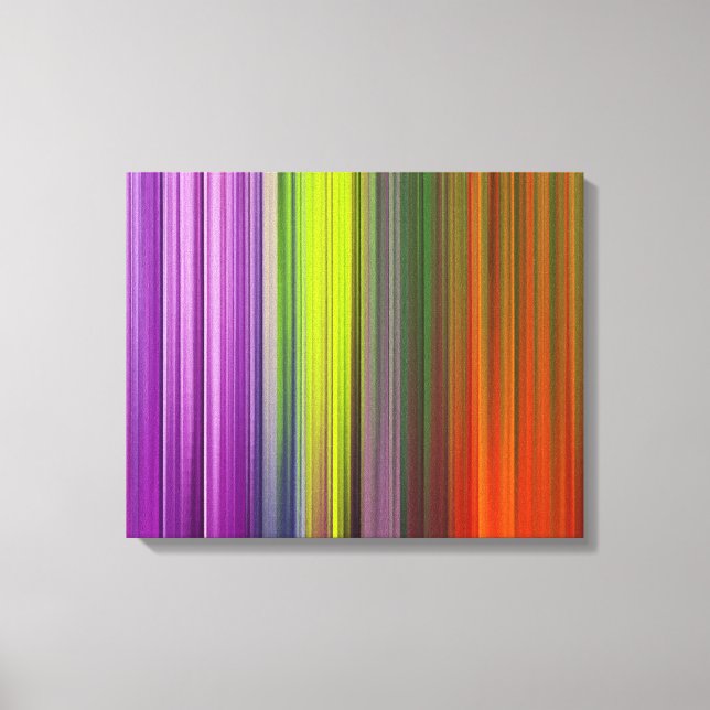 Lienzo Pintura abstracta | Colorido retro (Anverso)