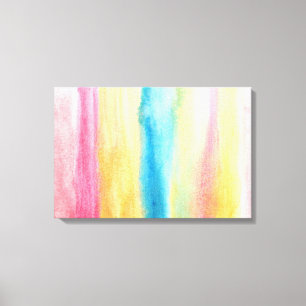 Lienzo pintura abstracta de acuarela
