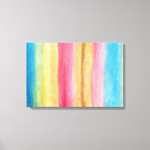Lienzo pintura abstracta de acuarela