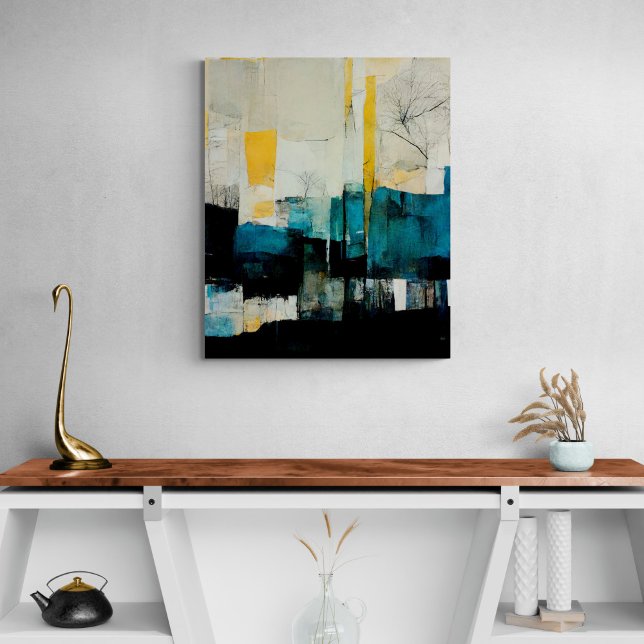 Lienzo Pintura abstracta de "altas profundidades". Imprim (Subido por el creador)