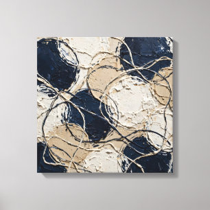 Lienzo Pintura abstracta de arco de mediados de siglo -