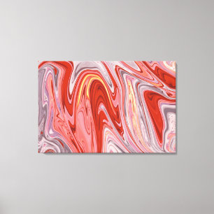 Lienzo Pintura abstracta de lava Mejor obra maestra abs