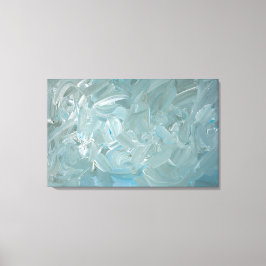 Lienzo Pintura abstracta de tonos azules