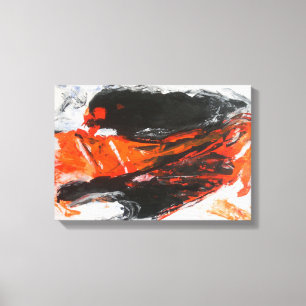 Lienzo Pintura abstracta del expresionista de Pedro