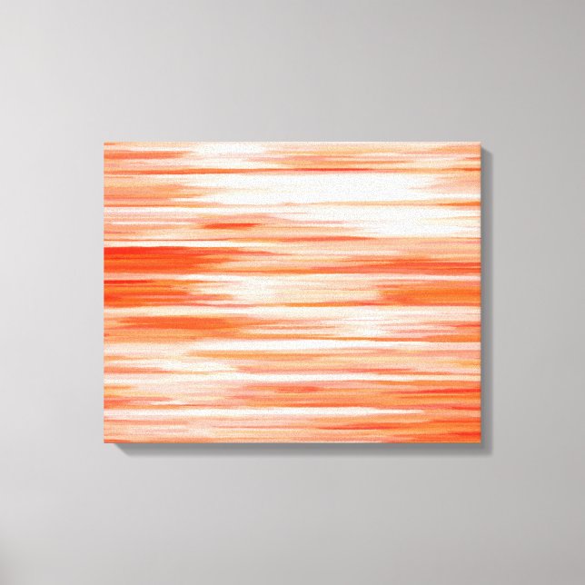 Lienzo Pintura abstracta | Naranja retro18 (Anverso)