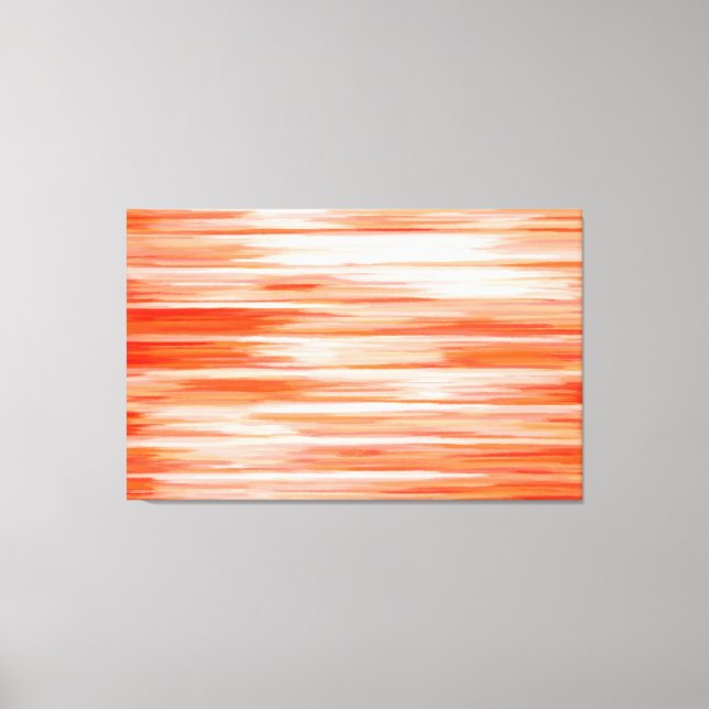 Lienzo Pintura abstracta | Naranja retro18 (Anverso)