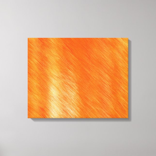 Lienzo Pintura abstracta | Naranja retro 17 (Anverso)