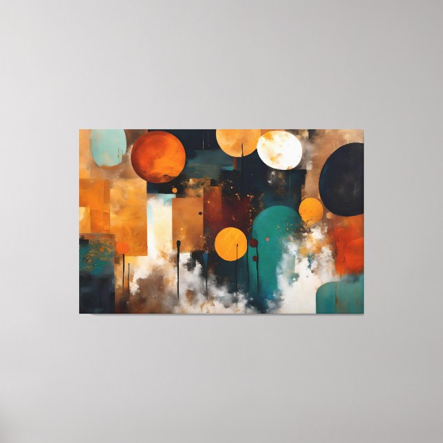Lienzo Pintura abstrata tela em canvas (Anverso)