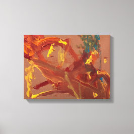 Lienzo Pintura acrílica original impresa como