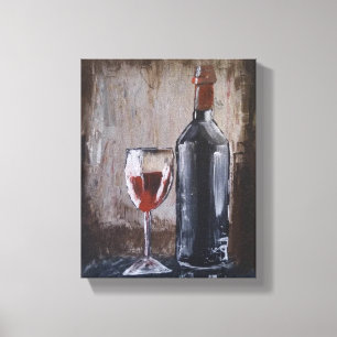 Lienzo pintura al vino de Chet McDan Art