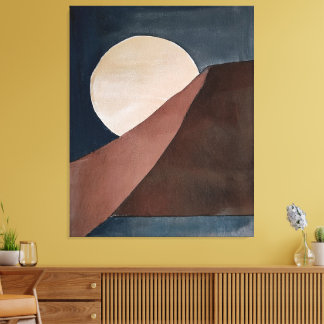 Lienzo Pintura artística abstracta de acuarela