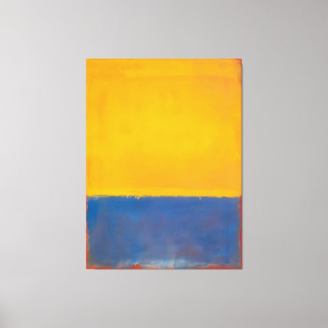 Lienzo pintura artística de Mark Rothko (Anverso)