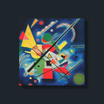 Lienzo Pintura azul de Wassily Kandinsky<br><div class="desc">Pintura azul de Wassily Kandinsky. Visita mi tienda para un diseño más interesante y más elección de color => zazzle.com/colorfulworld*</div>
