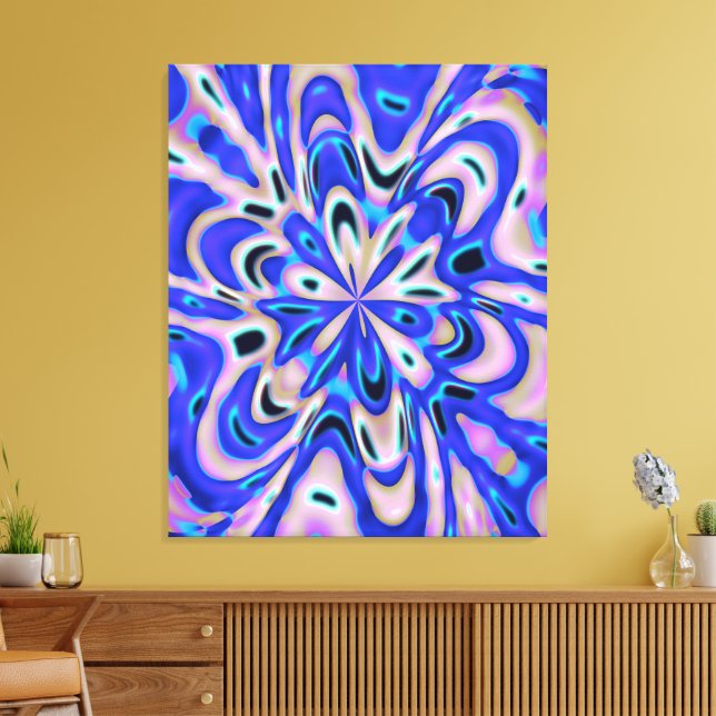 Lienzo Pintura cinética de fluidos cuánticos  (Insitu (Sala de estar))