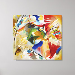 Lienzo Pintura con Green Center Wassily Kandinsky