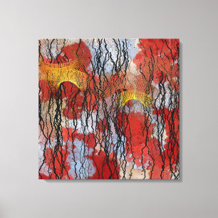 Lienzo Pintura contemporánea abstracta