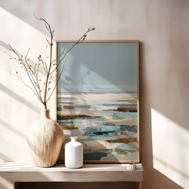 Lienzo Pintura Costera Abstracta (Subido por el creador)