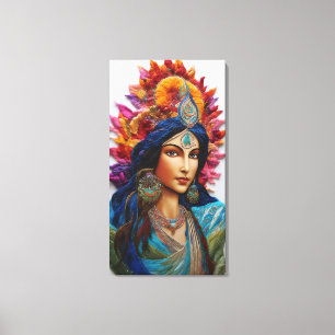 Lienzo Pintura de aceite de Impasto 5D - Shakti