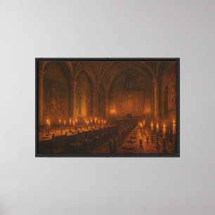 Lienzo Pintura de aceite de la sala de banquetes real