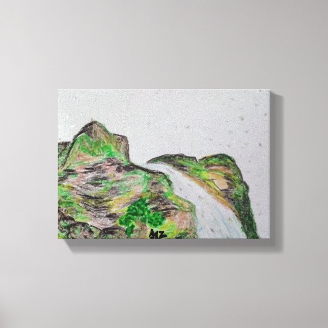 Lienzo Pintura de aceite pastel en latas (Anverso)