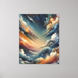 Lienzo Pintura de aerosol abstracta