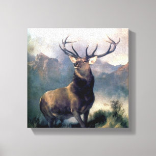 Lienzo Pintura de animales silvestres de Elk