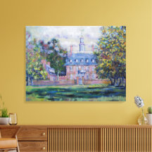 Pintura de Bienvenida a Williamsburg / Artista Lar