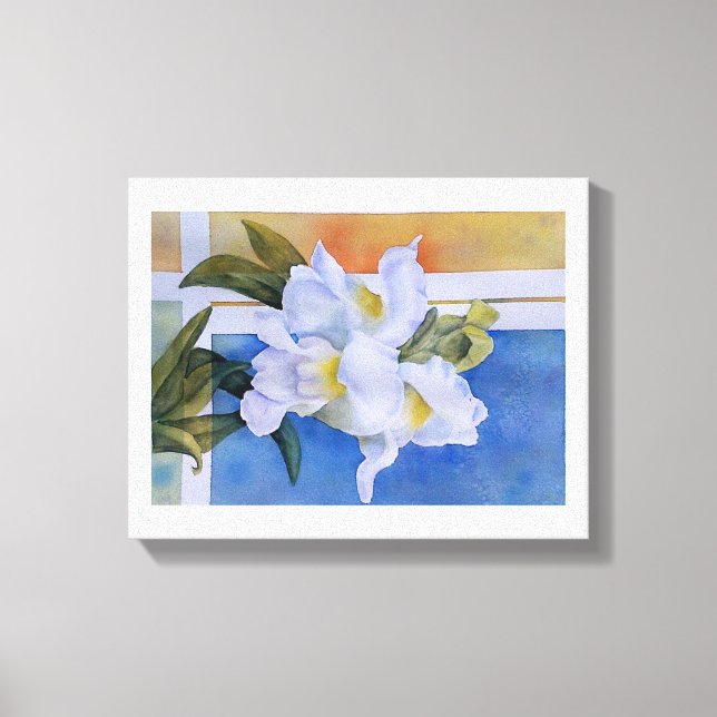 LIENZO PINTURA DE BLANCO DE BLANCO DE BASURA DE CANVAS EN (Anverso)