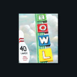 Lienzo Pintura de Bowling Alley<br><div class="desc">Artista de arte Bowling Alley: Naomi McCavitt</div>