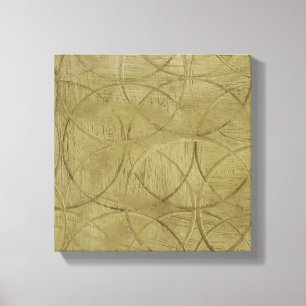 Lienzo Pintura de círculos vinculados por Jennifer Goldbe