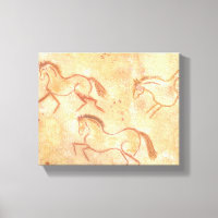 Pintura de dibujos en cuevas de caballos