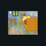 Lienzo Pintura de dormitorio Vincent Van Gogh<br><div class="desc">Pintura de obra maestra Van Gogh - Esta pintura de Vincent van Gogh llamada The Bedroom es una pintura de su habitación de 1889,  en el Instituto de Arte de Chicago. Era su dormitorio en Arles,  Francia,  que decoró y creó este cuadro de su dormitorio.</div>