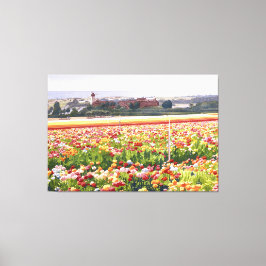 Lienzo Pintura de flores - Campos de flores en Carlsbad