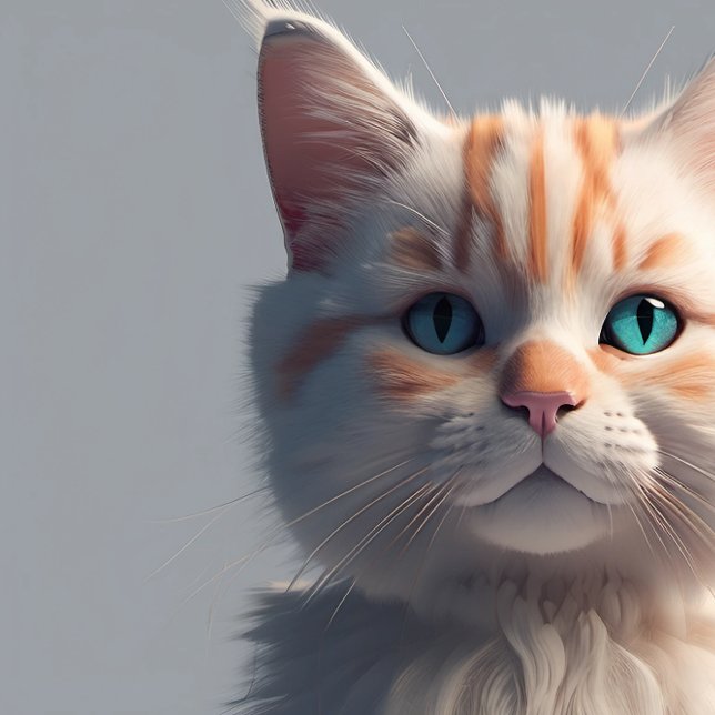 Lienzo Pintura de gato cursi (Subido por el creador)