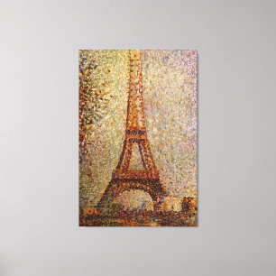Lienzo Pintura de Georges Seurat: La Torre Eiffel (1889)