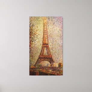 Lienzo Pintura de Georges Seurat: La Torre Eiffel (1889)