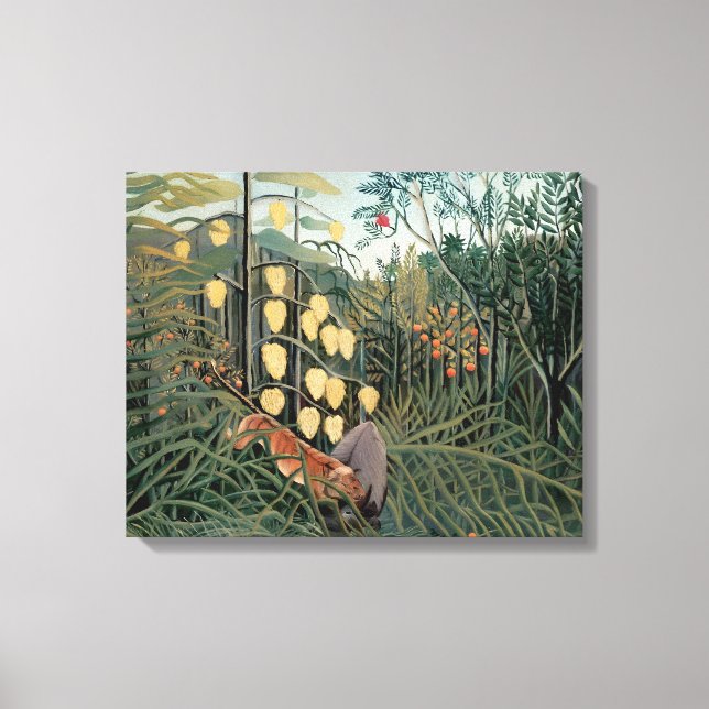 Lienzo pintura de Henri Rousseau (Anverso)