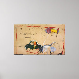 Lienzo pintura de Jean Michel Basquiat