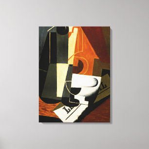 Lienzo Pintura de Juan Gris, cafetera