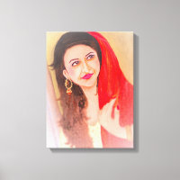 Pintura de la dama india