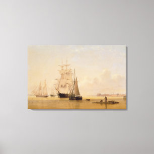 Lienzo Pintura de la nave (aceite en lona) 2