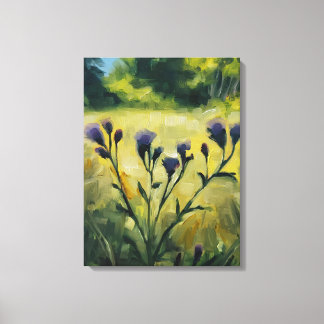 Lienzo Pintura de la paleta de la naturaleza