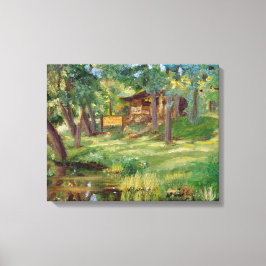 Lienzo Pintura de la tienda de aparejos de Bennett Spring
