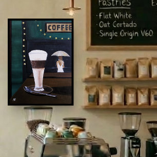 Lienzo Pintura de Latte Macchiato por Alfred Fox