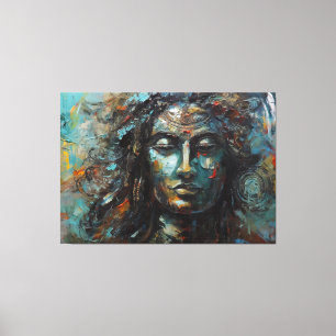 Lienzo Pintura de lona de Lord shiva