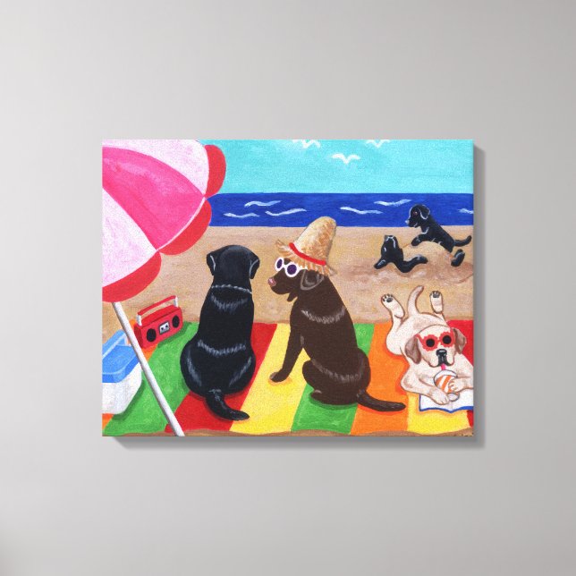 Lienzo Pintura de los labradores de la brisa de verano (Anverso)